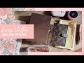 LOUIS VUITTON SMALL RING PM AGENDA ♡ Unboxing and Setup | vintage LV Agenda PM | aesthetic unboxing