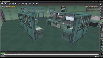 Metal Gear Solid shadow moses map in Unreal