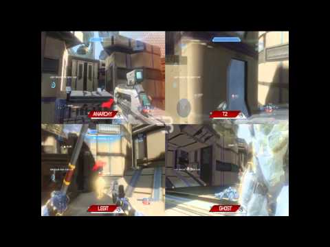 Halo 4 - QUAD POV w/ Anarchy, Ghostayame, Legit, & Tsquared