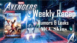 Marvel’s Avengers Game - Weekly Recap - tachyon anomalies - MCU skins - Leaks and Rumors