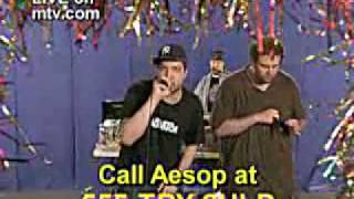 Aesop Rock MTV Spot 3 none shall pass performance