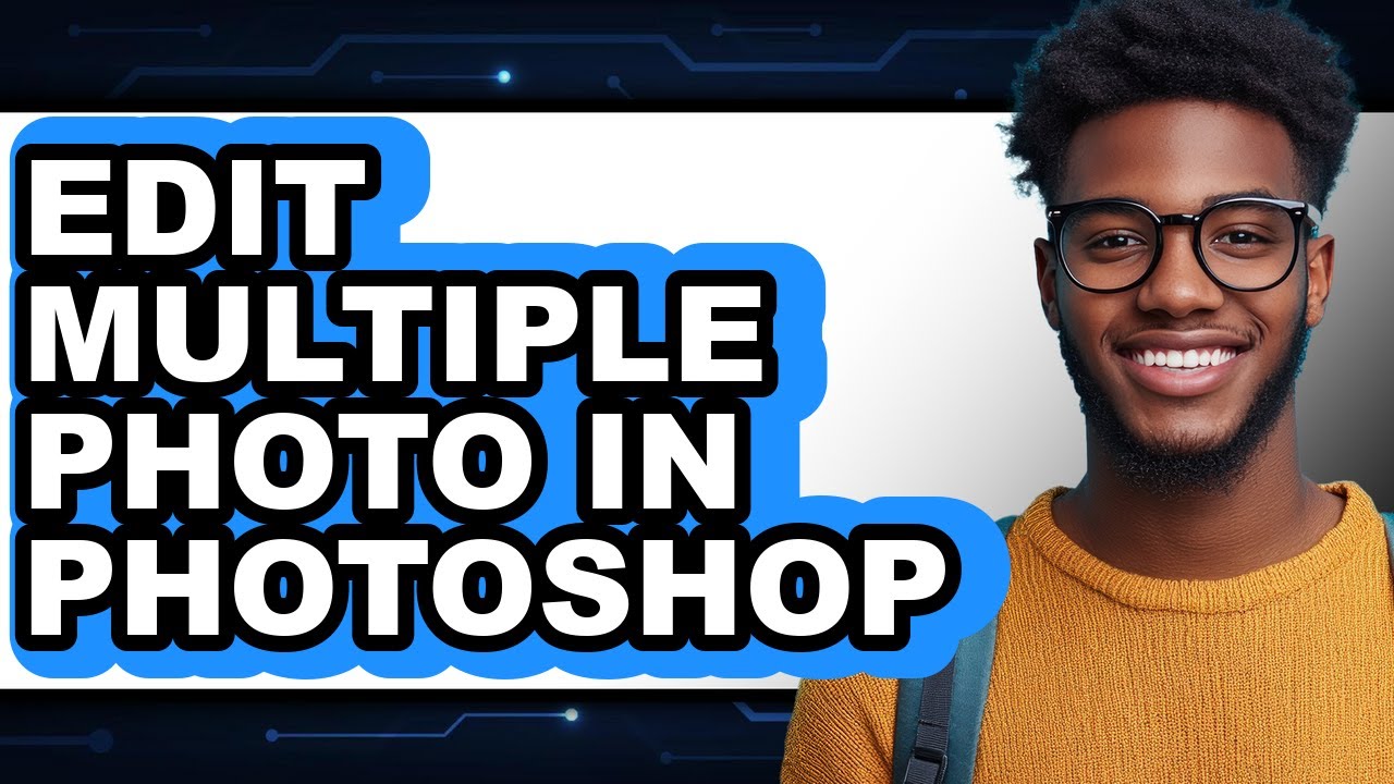 How to Edit Multiple Photo in Photoshop (only Way) - YouTube
