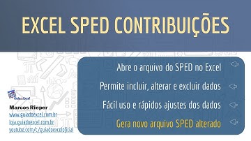 Planilha de SPED Contribuições