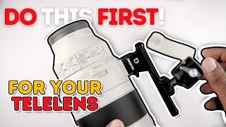 Change the collar mount of your telelens 1st for better convenience! | Alissa & Jay