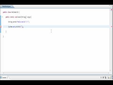 Java Tutorial 2 - Output and Strings