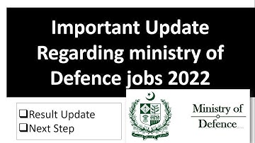 important update regarding mod jobs 2022 | mod descriptive exam | result | www.recruitments.com.pk