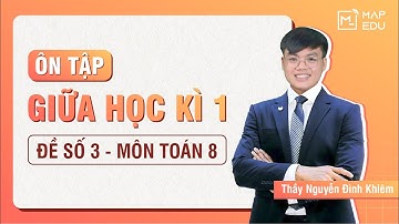 TOÁN 8 | THỰC CHIẾN ĐỀ KIỂM TRA GIỮA HỌC KÌ 1 - ĐỀ SỐ 3