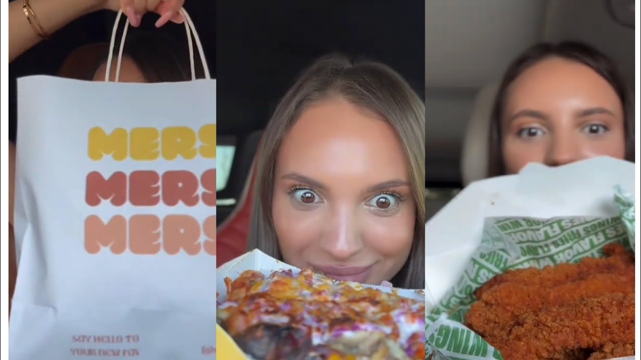 @Mariavehera257- Fast food Mukbang Compilation 25