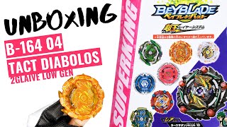 B-164 04 Tact Diabolos Unboxing/Takara Tomy Beyblade Burst Superking/Sparking/ベイブレードバースト超王 2020