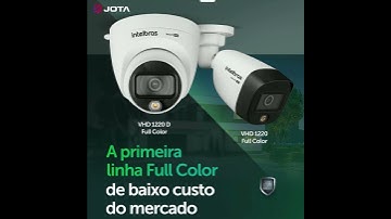 Câmera Full Color Intelbras, com imagens nítidas até no escuro total!