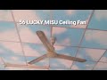 56" LUCKY MISU Ceiling Fan Model LM56 | พัดลมเพดาน ลัคกี้มิตซู 56นิ้ว รุ่น LM56 พ.ศ.????