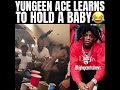 Yungeen Ace Learns How To Hold A Baby 😂