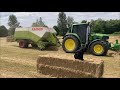 Moving a Digger_Bailing hay_Spraying Maize