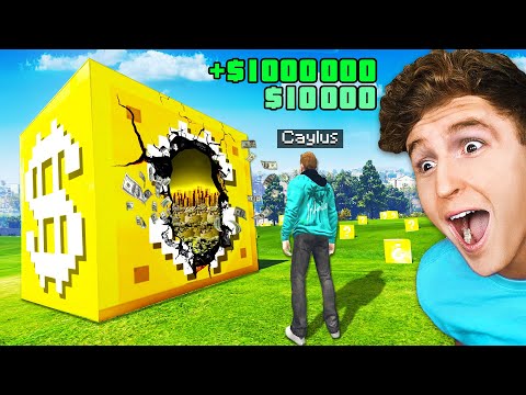 $1 vs $1,000,000 LUCKY BLOCKS In GTA 5.. (Mods)