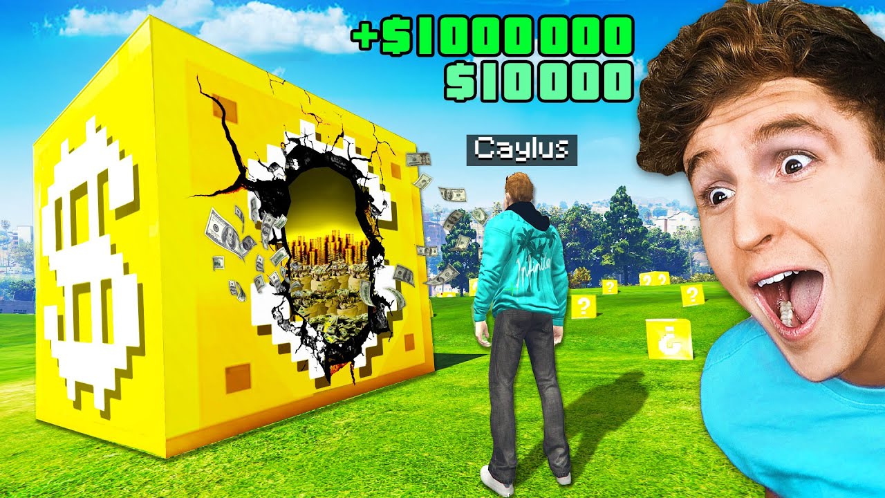 $1 vs $1,000,000 LUCKY BLOCKS In GTA 5.. (Mods)