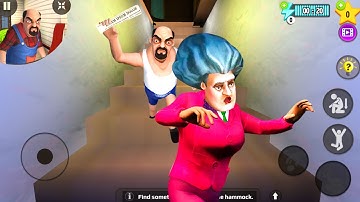 Scary Stranger 3D - New Update New Special Levels Control Mr Grumpy Secret Room (Android, iOS)
