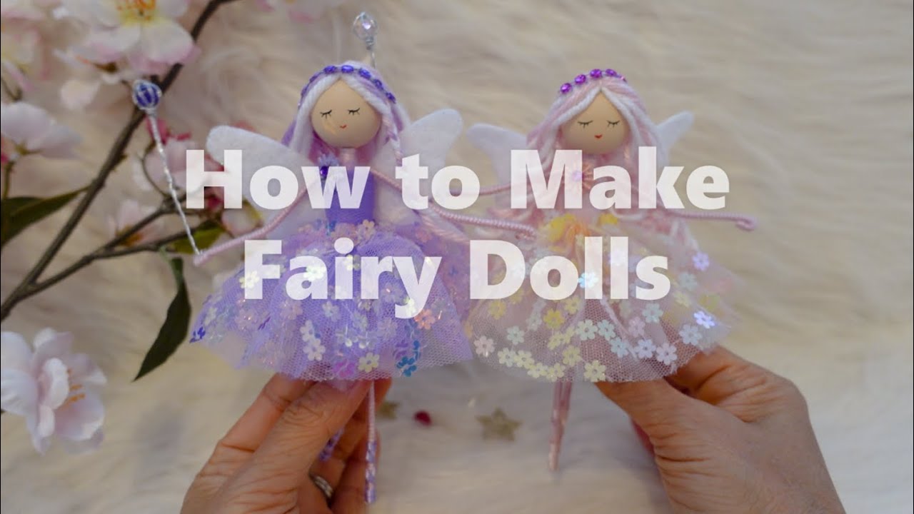 How to Make Fairy Dolls | DIY Ballerina Fairy Dolls | Huong Harmon