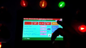 Troubleshooting of PET stretch semi automatic machine on HMI and PLC.