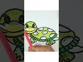 How to draw Happy Turtle for Beginners