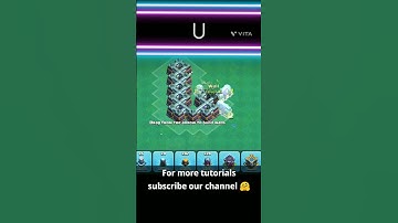 clash of clan // name base // how to create U in coc #coc #shorts