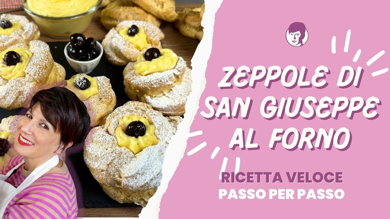 Zeppole di San Giuseppe al forno: ricetta napoletana | Antonietta Polcaro