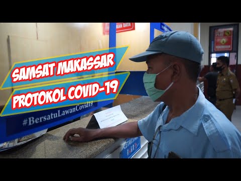 Pelayanan Samsat Makassar dengan Protokol Covid-19