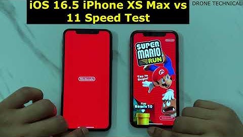 iOS 16.5 iPhone 11 vs XS MAX Speed Test and Ram Management Test