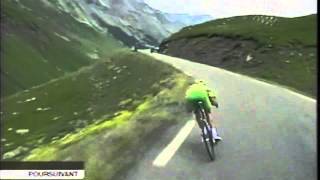 Scary descent Tour de France