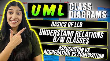 Basics of LLD | UML Diagram in detail | Association Vs Aggregation Vs Composition | VERY imp!!