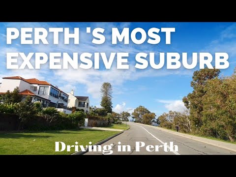 Driving in Perth  - DALKEITH,  WESTERN AUSTRALIA | MOST EXPENSIVE SUBURB IN PERTH