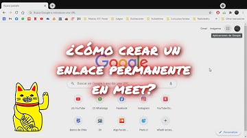 ¿Cómo crear un link permanente para reuniones de meet? / Calendar de Google