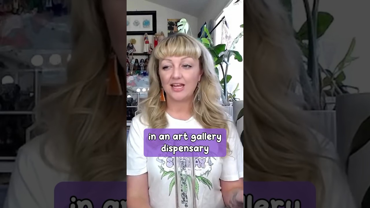 artist residency at a local dispensary, for both Coral and Mio! 