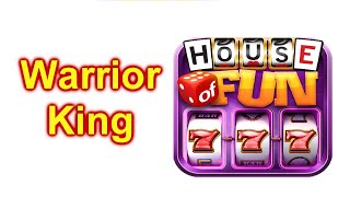 HOUSE OF FUN Casino Slots Game How To Play "Warrior King" Cell Phone screenshot 5