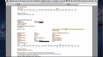 Consumer Credit - Experian Credit Report Walk-Thru