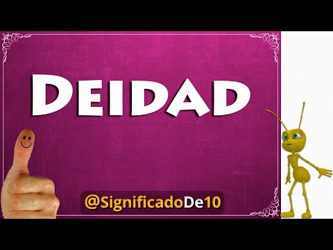 Video: ¿Deidad significa dios?