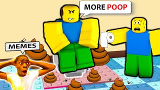 Roblox NEED MORE POOP Funny Moments (MEMES) #2 | Bacon Strong