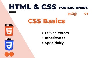 CSS Selectors, Inheritance  and Specificity Tamil | HTML and CSS for Beginners | Beginner to PRO