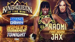 Naomi vs Nia Jax - Queen of The Ring 1st Round Match: SmackDown, May. 10, 2024