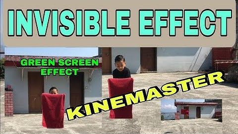 HOW TO MAKE DISAPPEARING EFFECT USING KINEMASTER | GREEN SCREEN | CHROMA KEY EFFECT.