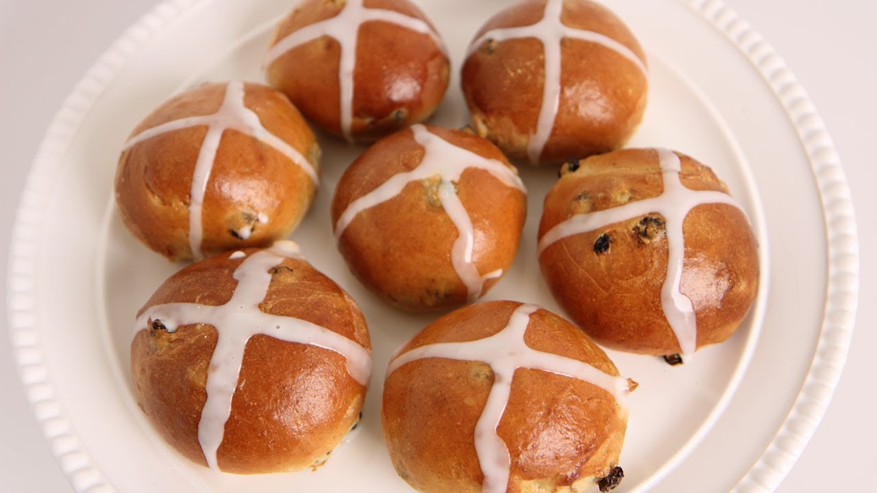 Hot Cross Buns Recipe - Laura Vitale - Laura in the Kitchen Episode 555