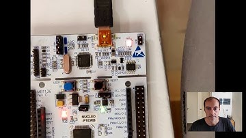 Rust Embassy example tutorial with STM32 microcontroller.