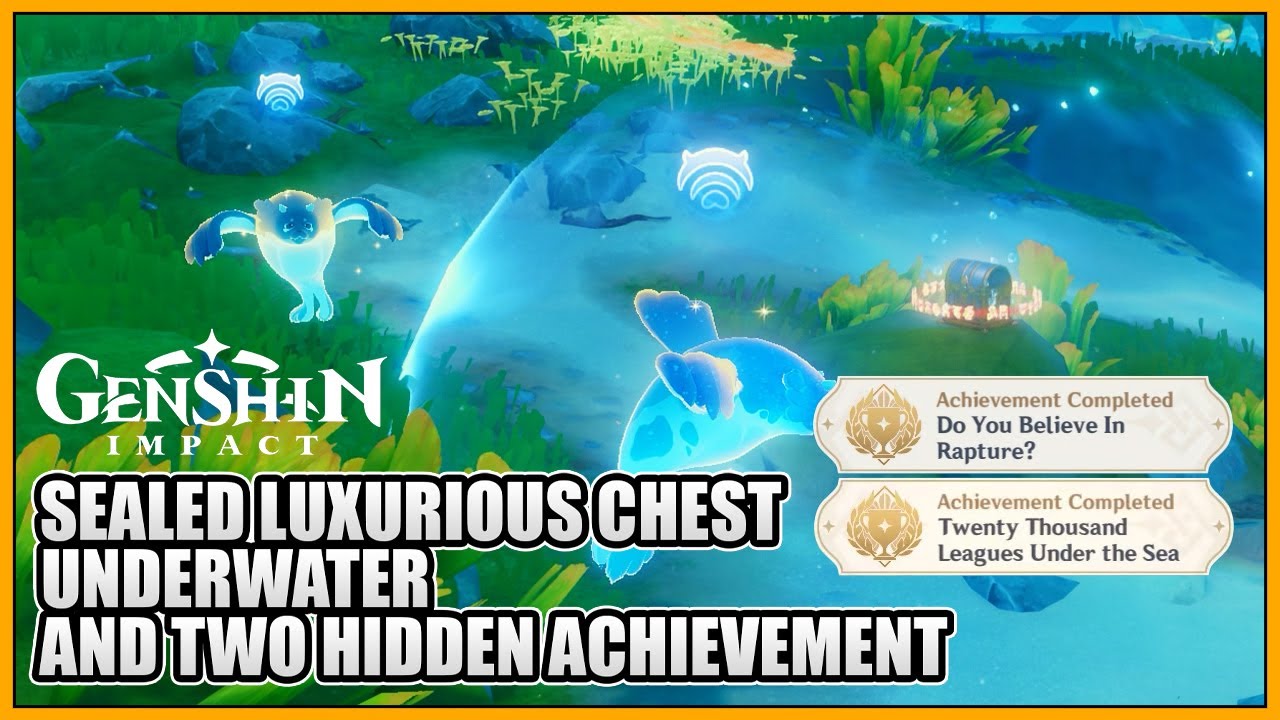 Marcotte Station Sealed Luxurious Chest Underwater Puzzle And 2 Hidden Achievement Genshin Impact