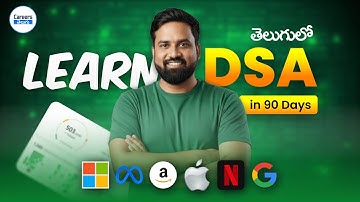 Complete Roadmap for DSA in 2026 in Telugu | 90 days DSA Roadmap for Beginners by Mohan KTK