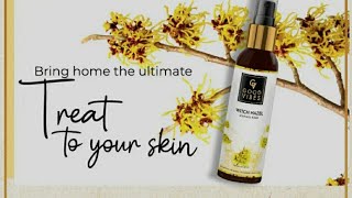 Good Vibes Witch Hazel Toner Review And Demo Bulbul