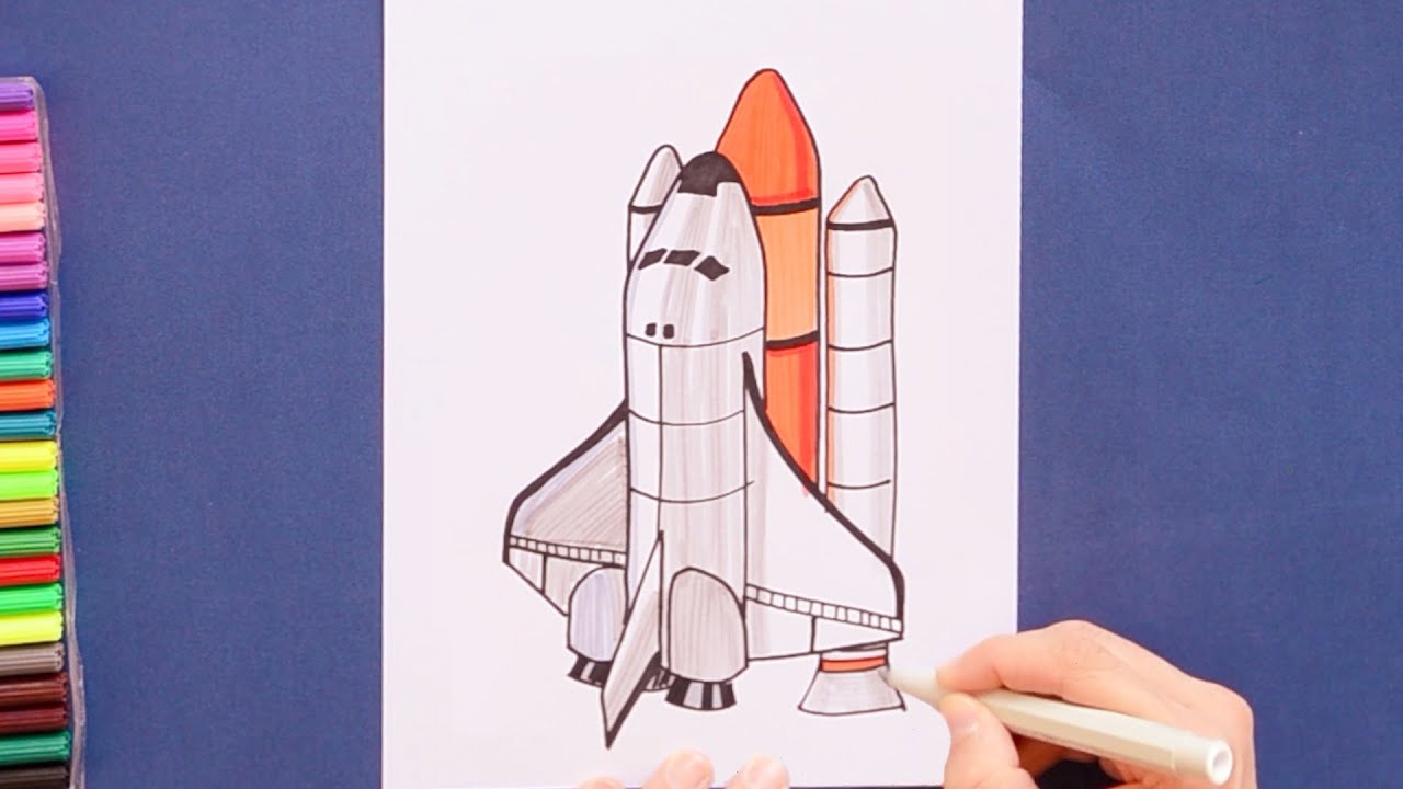 Rocket and space shuttle sketch space shuttle USSR rocket simple  background HD wallpaper  Wallpaper Flare