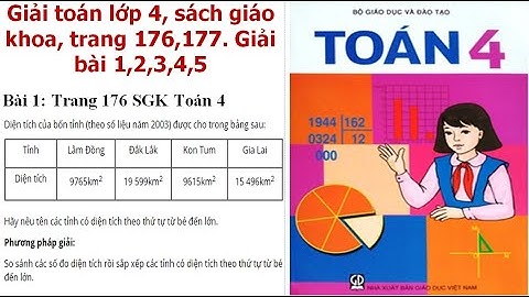 Bài 2 trang 177 sách giáo khoa toán 4