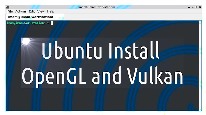 Ubuntu OpenGL and Vulkan support ; 32 bit support command (sudo dpkg --add-architecture i386)