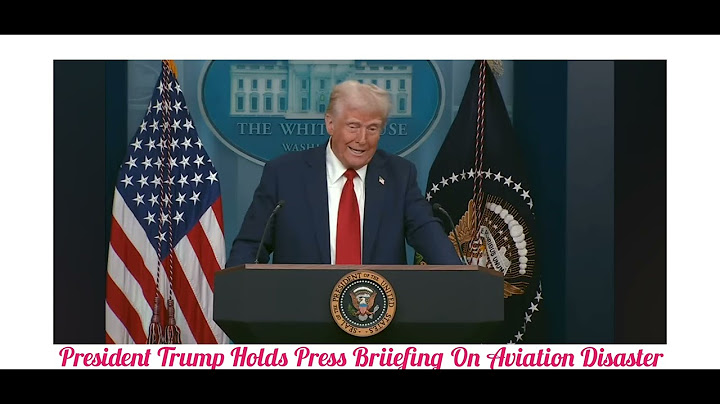 President Trump Holds Press Briefing on Aviation Disaster on Thu, Jan 30, 2025.