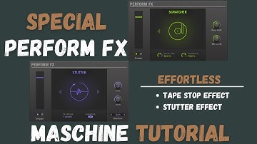 How to Create Tape Stop and Stutter Effects in Maschine