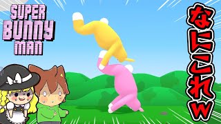 狂ったウサギを操作するキモいゲームｗｗｗ【スーパーバニーマン/Super Bunny Man】ゆっくり実況